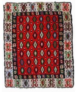 Handmade vintage Turkish Sharkoy kilim 4.9&#39; x 6.2&#39; (150cm x 192cm) 1950s... - $9,796.51 MXN