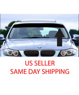 65&quot;x12&#39;&#39; Car Window Windshield Sun visor Vinyl Decal Strip Sticker - $17.68 CAD