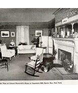 Theodore Roosevelt Home Oyster Bay NY Print 1919 President Collectibles ... - $458.41 MXN