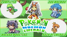 Pokemon Moemon Emerald GBA Rare GameBoy Advance Game Cartridge Custom ROM - £14.87 GBP