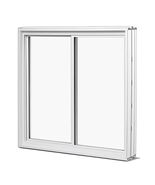 Argon Filled Sliding Basement Egress Window (48" W x 48" H), Vinyl Basem... - $1,048.00