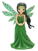 Jasmine Becket-Griffith JBG Life Charms Collection Green Prosperity Fairy Figure - £18.38 GBP