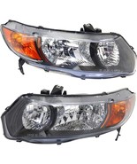 Headlights set HO2519111 HO2518111 2 pc for 2006-2007 Honda Civic DX, EX... - $137.61
