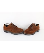 Vtg LL Bean Mens 9 Distressed Suede Leather Wingtips Shoes Commando Lug ... - $149.25 CAD