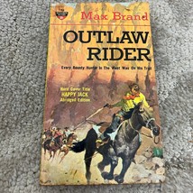 Outlaw Rider by Max Brand Pulp Adventure Western Monarch Books Paperback 1960 - £9.74 GBP