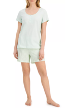 Charter Club Cotton Henley and Shorts Pajama Set, Size XS - $15.84