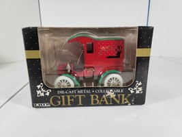ERTL Gift Bank Die Cast Metal Collectible 1996 Happy Holidays Mail Truck... - $15.99