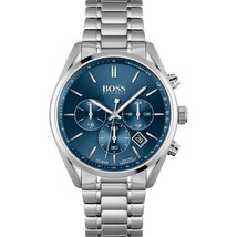 HB1513818 Hugo Boss Men’s Chronograph Stainless Steel Blue Dial 44mm Watch - £98.04 GBP