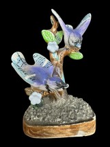 Vintage Blue Jay Figurine Statue 512 Japan Oriental Decor Ceramic Porcel... - $304.10 MXN