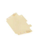 Schumacher U7678 Brass Radio Plate (30g) - Cougar-Laydown - $17.99