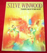Vintage STEVE WINWOOD Talking Back The Night Album SONGBOOK 1982 Piano G... - £19.45 GBP