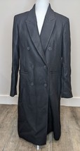 ba&amp;sh NWT Women&#39;s Size 2 Manteau Isee Black Long Pea Coat AR - £139.11 GBP