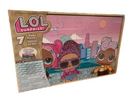 7 LOL Puzzles in Wooden Box - $29.58