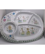 Vintage 1987 Enesco Precious Moments Child&#39;s Divided Dish Plate Plastic ... - £6.16 GBP