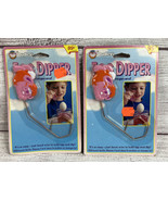 (2) Vintage 1996 Dudley’s Easter Egg Dipper Pink Rabbit Wire - $13.54 CAD