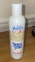 Malibu C Swim &amp; Sport Shampoo Vintage 8 Oz Bottle - £12.64 GBP