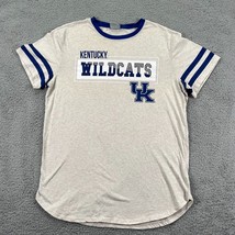 Stadium Athletics Mens White Blue Kentucky Wildcats UK Pullover Jersey S... - $24.74