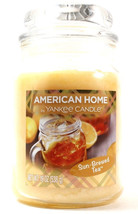 Large Clear Glass Jar American Home By Yankee Yellow Candle Sun Brewed T... - £20.59 GBP