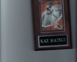 KAZ MATSUI PLAQUE BASEBALL NEW YORK METS NY MLB   C - £0.77 GBP
