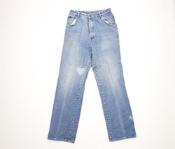 Vintage 90s Streetwear Womens 14 Thrashed Straight Leg Denim Jeans Pants... - $34.60
