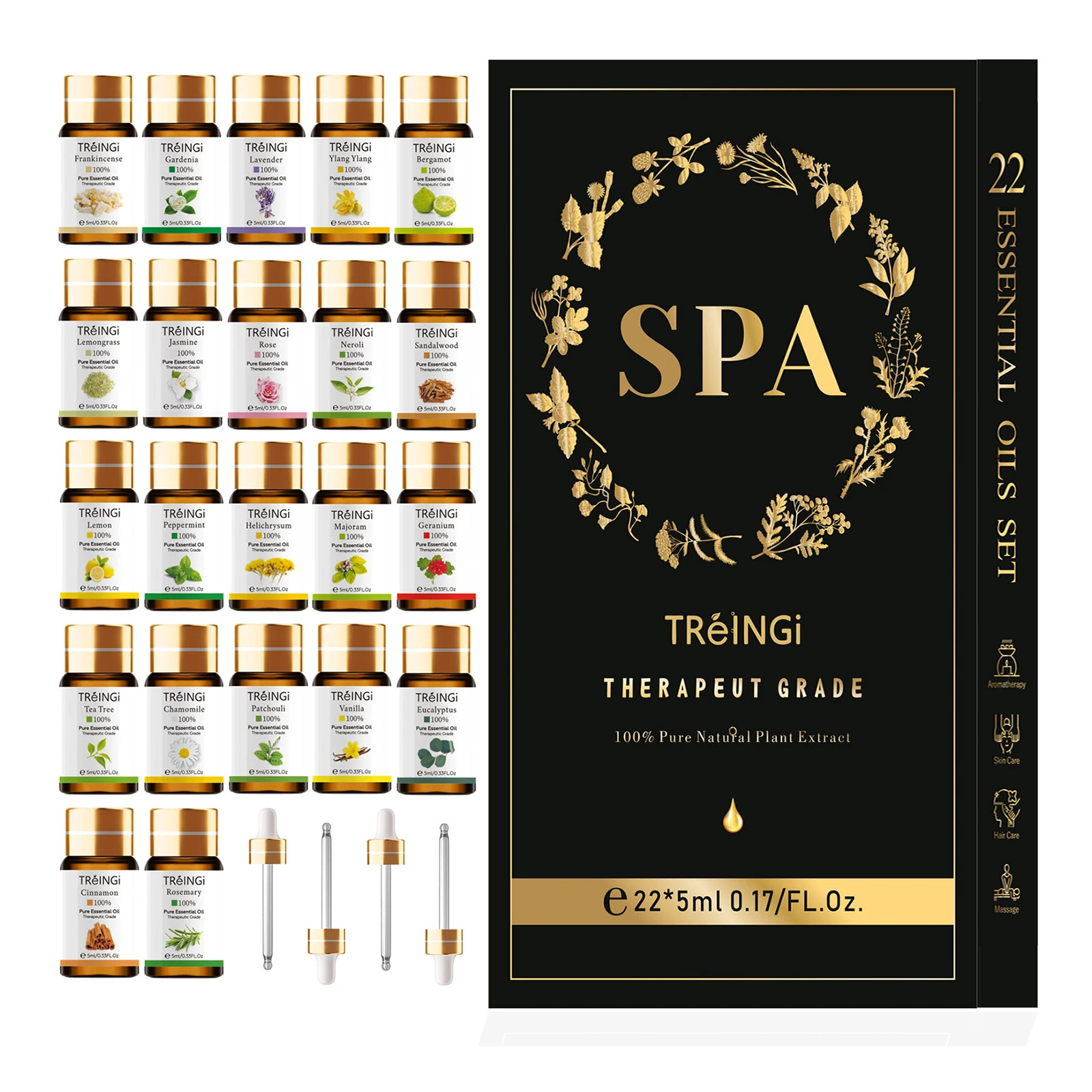 B Natural Essential Bs 22pcs Gift Box SPA Set for Skin Hair Care Bath MBage Perf - £56.01 GBP