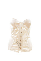 Agent Provocateur Womens Corset Elegant Solid Padded White Size Xl - £207.81 GBP