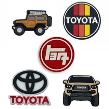 CH4X4 5 Pcs Combo Shoe Charm for Toyota enthusiasts – (5 Pcs – Beige Tac... - £10.88 GBP