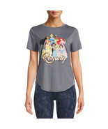 Disney Princess Juniors’ Royalty Group Shot Graphic T-Shirt Gray L (11-13) - £14.84 GBP