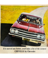 1965 Chevelle Malibu Sport Advertisement Chevrolet Automobilia Vintage D... - $29.99