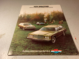 Vintage 1974 Chevrolet Chevelle Vega Suburban Staton Wagons Dealer Brochure - $13.99