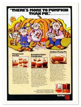 Libby&#39;s Peter Pumpkin-Eater Dessert Recipes Vintage 1972 Full-Page Magazine Ad - £7.59 GBP