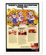 Libby&#39;s Peter Pumpkin-Eater Dessert Recipes Vintage 1972 Full-Page Magaz... - £7.58 GBP