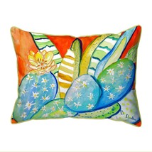 Betsy Drake Cactus III Extra Large Zippered Indoor Outdoor Pillow 20x24 - £48.65 GBP