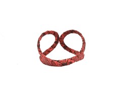 Miss Gummo Womens Snake Skin 427 Headband Red - £48.22 GBP