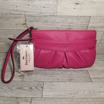 Juicy Couture Hot Pink 660 Cash Rose JC 700 Wristlet Clutch NWT Style 134 NICE - £23.87 GBP
