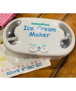 Sassafras Ice Cream Maker. No Rock Salt Needed, Battery Operated - $22.99 CAD