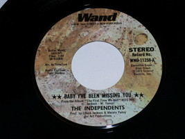 The Independents Baby I&#39;ve Been Missing You Couldn&#39;t Hear 45 Rpm Record Wand Lbl - £12.54 GBP