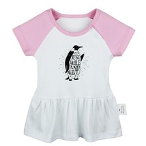 Penguin Just Smile and Wave Newborn Baby Dress Toddler 100% Cotton Clothes - £10.54 GBP