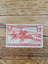 US Stamp Pony Express 80th Anniversary 3c Used Wave Cancel 894 - $0.94