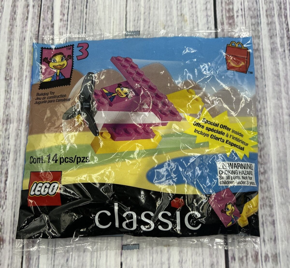 Primary image for Vintage 1999 Mcdonalds Lego Classic Happy Meal Toy Birdie Eary Bird 14 Piece New