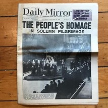 Vintage The Daily Mirror Newspaper Jan 25 1936 King George - $25.73