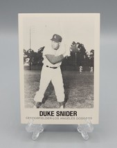 1977 Galasso Glossy Greats #24 Duke Snider Vintage Baseball Trading Card - £2.74 GBP