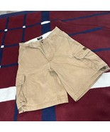 Vintage 60s Polo Ralph Lauren Shorts Khaki Military Cargo Paratrooper Heavy - $62.26 CAD