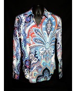 Robert Graham Devil&#39;s Treasure Paisley Long Sleeve Shirt Size 2XL  NWTs - $4,333.56 MXN