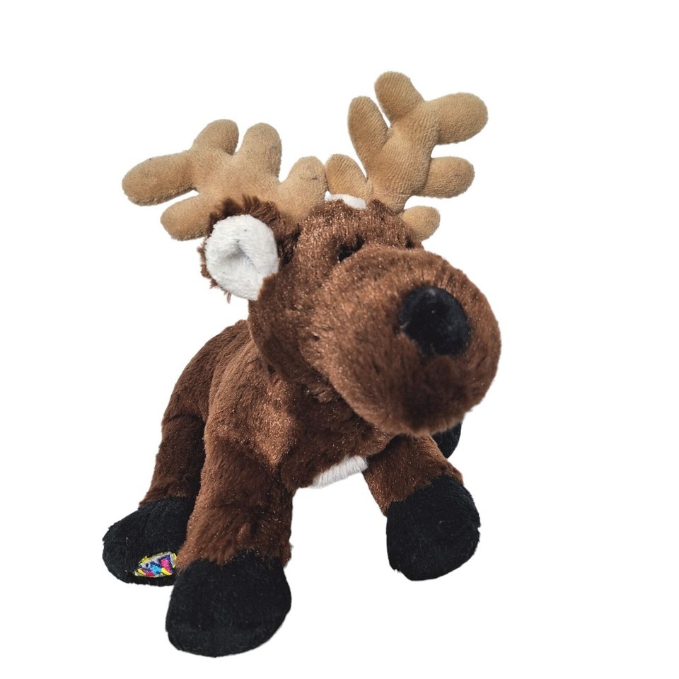 Ganz Webkinz Reindeer Brown Christmas Plush Stuffed Animal No Code HM137... - $15.86