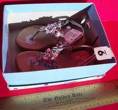 Wonder Kids Baby Shoes Size 9 Medium Toddler Silver Rosetta Sandals Foot... - $12.34