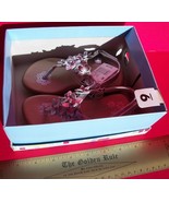 Wonder Kids Baby Shoes Size 9 Medium Toddler Silver Rosetta Sandals Foot... - $12.34