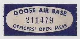 &quot;Goose Air Base&quot; Officers Open Mess&quot; Labrador Canada Cinderella Poster Stamp  - $16.99