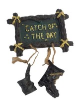 Catch Of the Day Hanging Bad Day Fishing Fridge Magnet Dad Brother Spouse Gift - £4.97 GBP