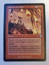 MTG Magic The Gathering Card Shower of CoalsSorcery {3}{R}{R} Odyssey Red - $5.33 CAD